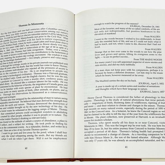 Vintage Hardcover Through Minnesotas Seasons With Jim Gilbert 1987 Essays Photos - Picture 10 of 10